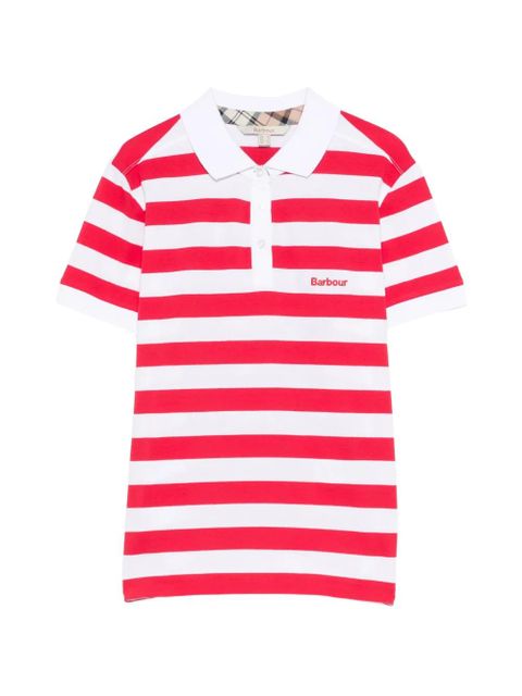 Barbour striped polo top - White - zdjęcie produktu nr 1