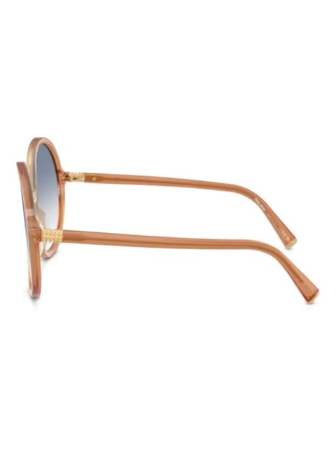Miu Miu Eyewear round-frame gradient-lenses sunglasses - Neutrals