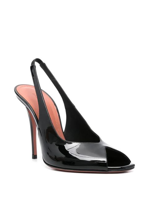 Amina Muaddi 105mm Kristina slingback pumps - Black - zdjęcie produktu nr 2