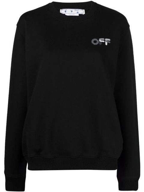 Off-White Arrows-print logo sweatshirt - Black