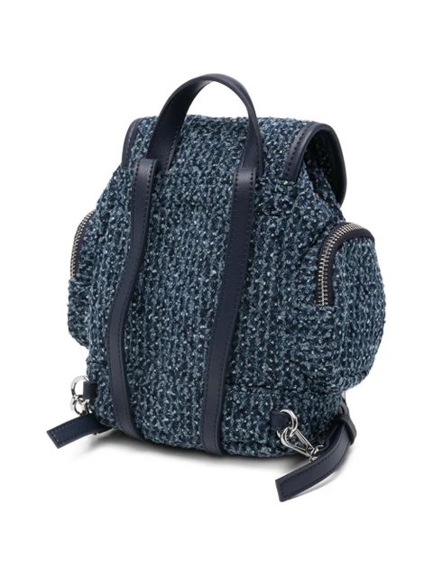 GANNI buckle zip backpack - Blue - zdjęcie produktu nr 2