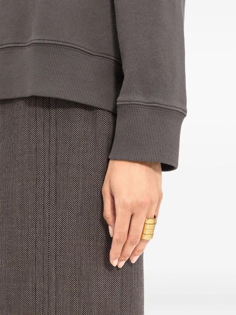 MM6 Maison Margiela engraved rings - Gold