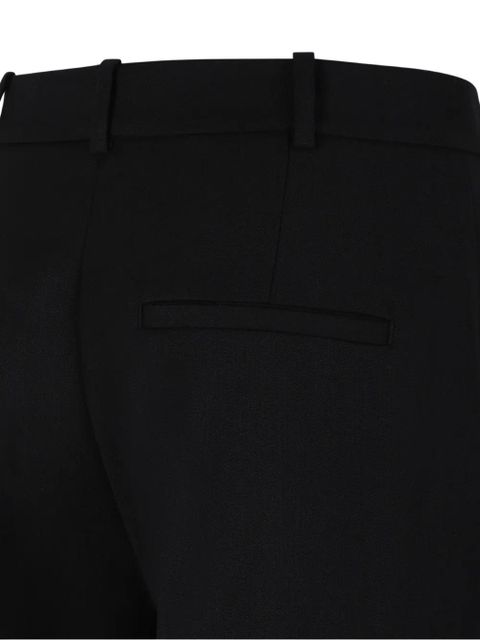 ANINE BING pleated wide-leg trousers - Black