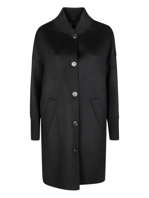 PINKO Certosa long-sleeves buttoned coat - Black - zdjęcie produktu nr 1