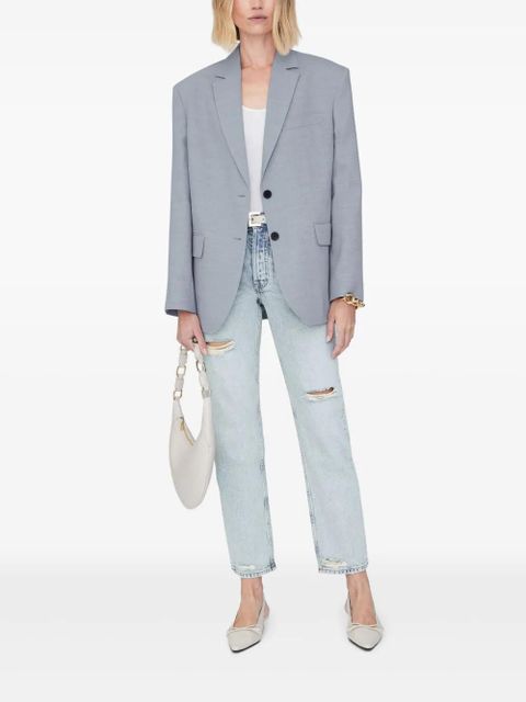 ANINE BING Kate curved-silhouette shoulder bag - Neutrals - zdjęcie produktu nr 2