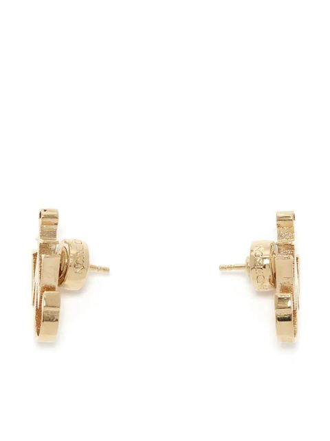 JW Anderson Anchor polished-finish earrings - Gold