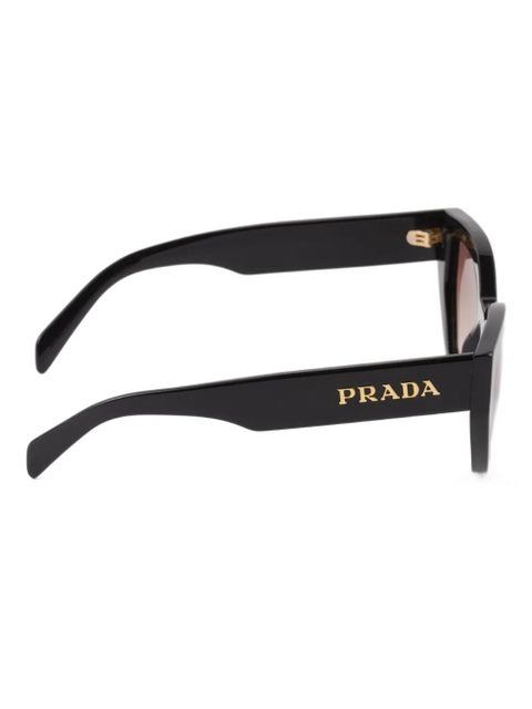 Prada Eyewear oversize-frame sunglasses - Black