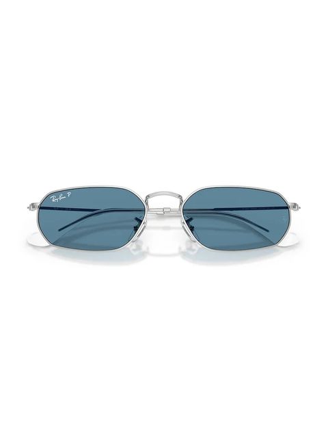 Ray-Ban okulary przeciwsłoneczne kolor srebrny 0RB3947