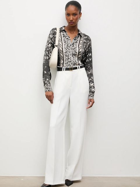 Answear.LAB koszula damska kolor czarny regular z kołnierzykiem klasycznym