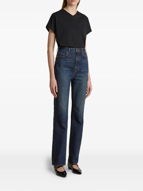 KHAITE Danielle stretch jeans - Blue - zdjęcie produktu nr 2
