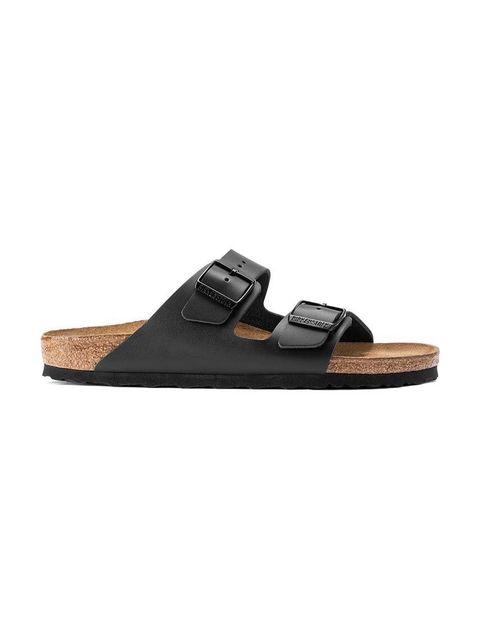 Birkenstock klapki skórzane Arizona kolor czarny 51193 - zdjęcie produktu nr 1
