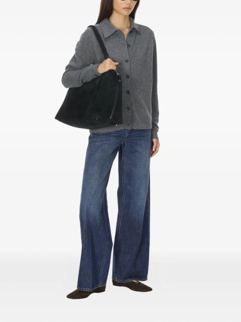 TOTEME raglan-sleeve cardigan - Grey