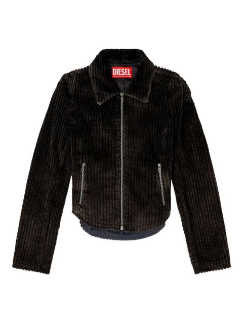 Diesel G-ENEA zip-front jacket - Brown - zdjęcie produktu nr 1