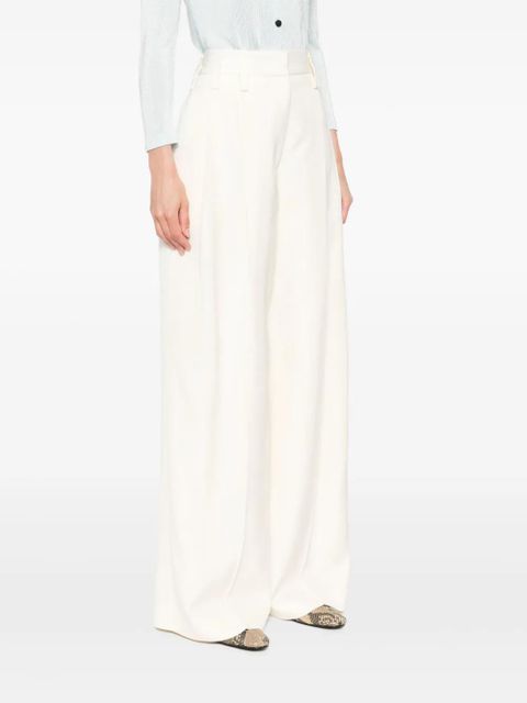 Jil Sander pleat-detailed trousers - White