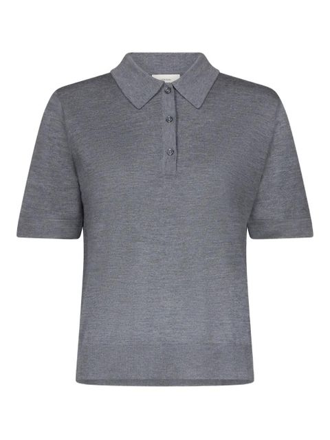 LouLou de Saison Migo ribbed polo shirt - Grey - zdjęcie produktu nr 1