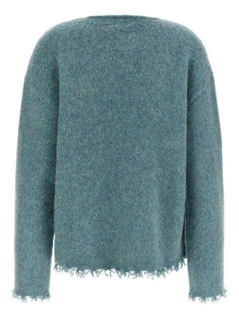 Jil Sander fringed sweater - Blue - zdjęcie produktu nr 2