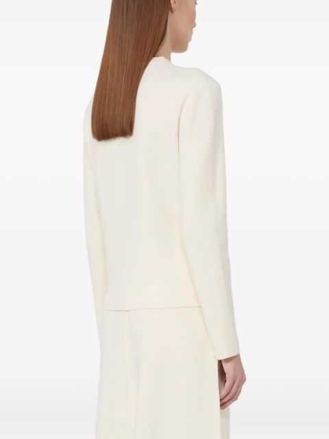 Max Mara logo-embossed sweater - Neutrals - zdjęcie produktu nr 2