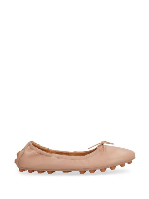 Tod's bow-detail bubble ballet flats - Neutrals - zdjęcie produktu nr 1