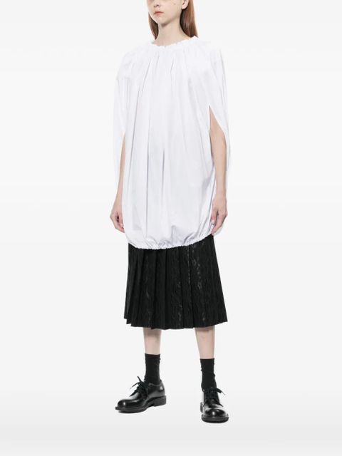 Comme Des Garçons gathered blouse - White - zdjęcie produktu nr 2