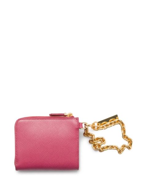 Prada small Saffiano wallet - Pink