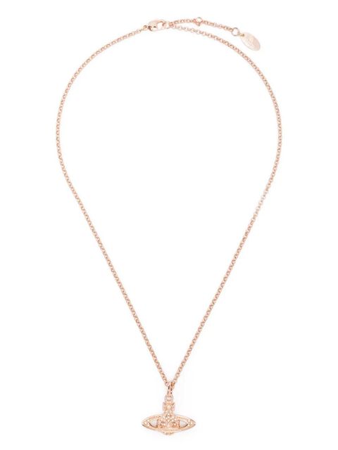 Vivienne Westwood Orb-pendant crystal-embellished necklace - Pink