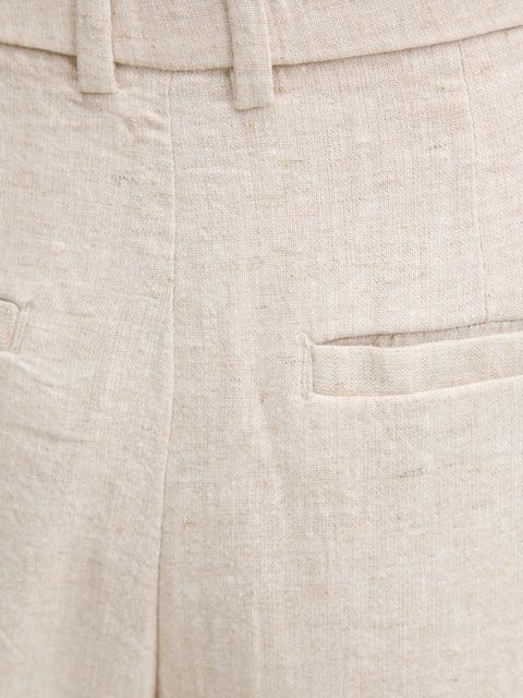 Abercrombie & Fitch spodnie lniane