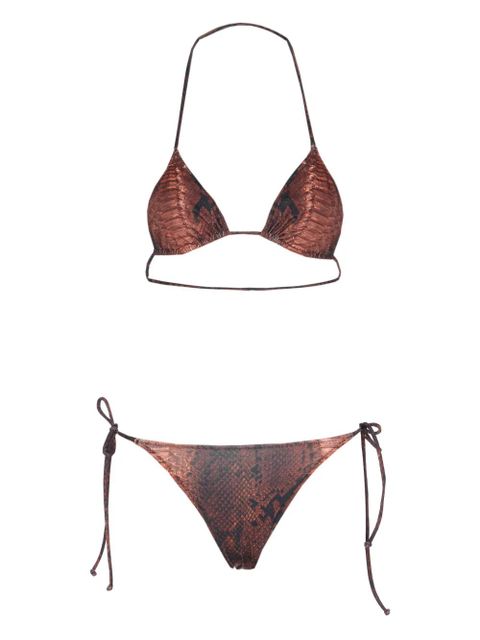 Jean Paul Gaultier printed bikini - Brown - zdjęcie produktu nr 1
