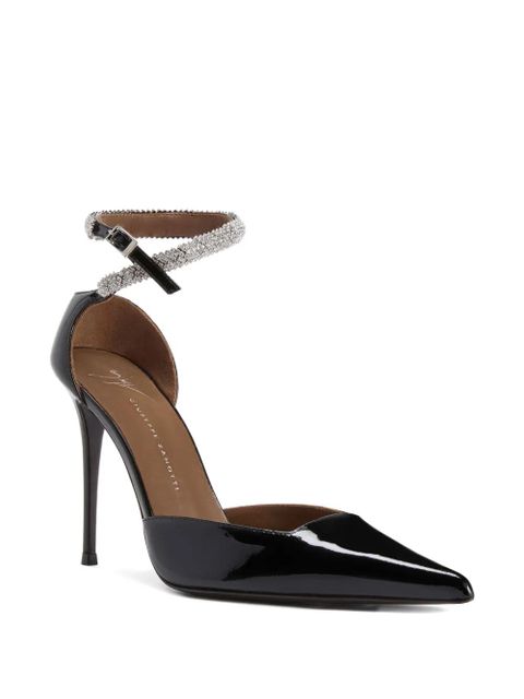 Giuseppe Zanotti 105mm ELENIE crystal-embellishment pumps - Black