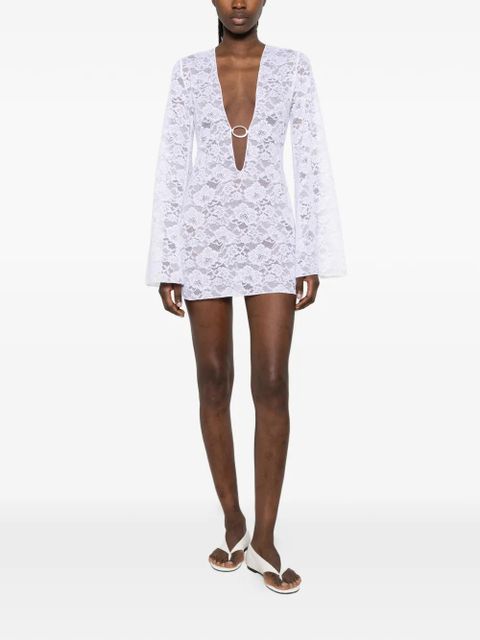 Oséree lace beach dress - White - zdjęcie produktu nr 2