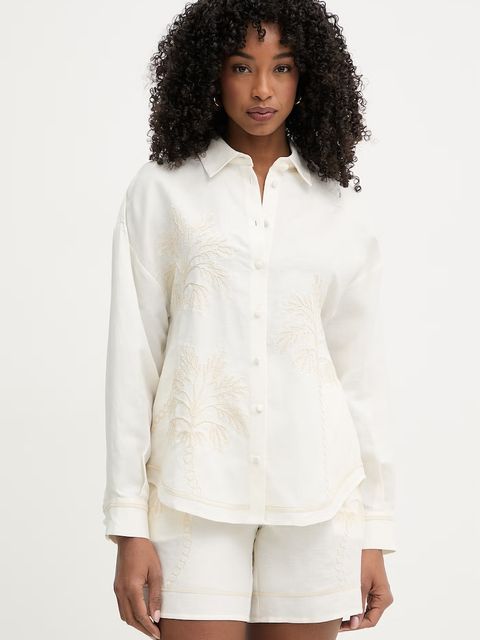 Twinset koszula damska z lnem - zdjęcie produktu nr 2