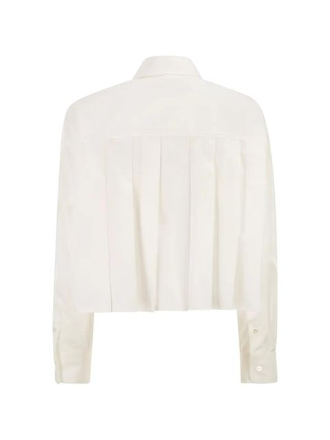 Weekend Max Mara Wkdeden pleated shirt - Neutrals - zdjęcie produktu nr 2