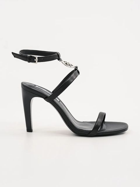 Karl Lagerfeld sandały skórzane BELVIA kolor czarny KL32914 - zdjęcie produktu nr 1