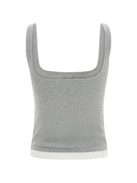 ENTIRE STUDIOS ribbed tank top - Grey - zdjęcie produktu nr 2
