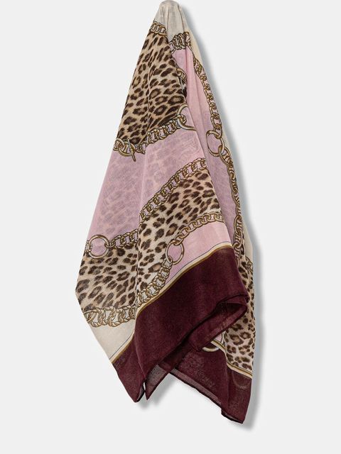 Liu Jo chusta damska kolor fioletowy wzorzysta 2F5074.T0300