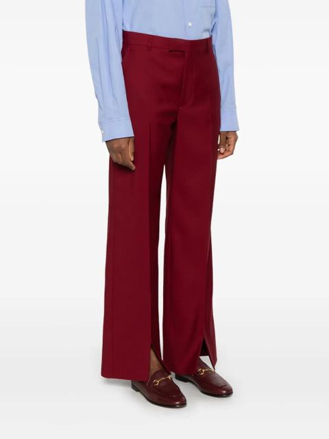 Gucci wool trousers - Red