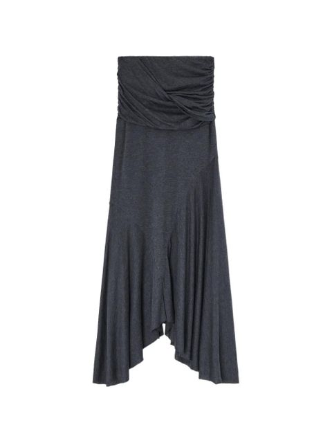 GANNI draped maxi skirt - Grey - zdjęcie produktu nr 1