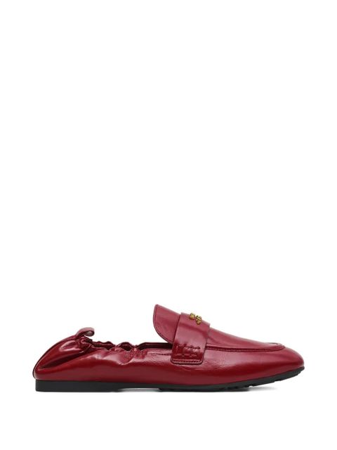 Marc Jacobs logo-plaque leather loafers - Red - zdjęcie produktu nr 1
