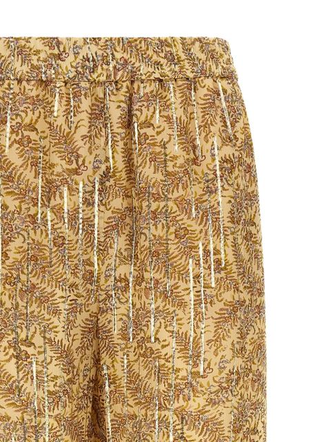 Valentino Garavani paisley silk trousers - Neutrals