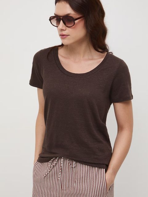 Medicine T-shirt damski lniany - zdjęcie produktu nr 2