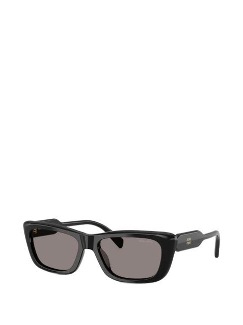 Miu Miu Eyewear rectangle sunglasses - Black - zdjęcie produktu nr 2