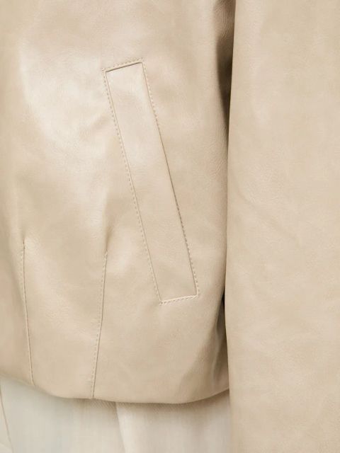 Answear.LAB kurtka kolor beżowy przejściowa oversize