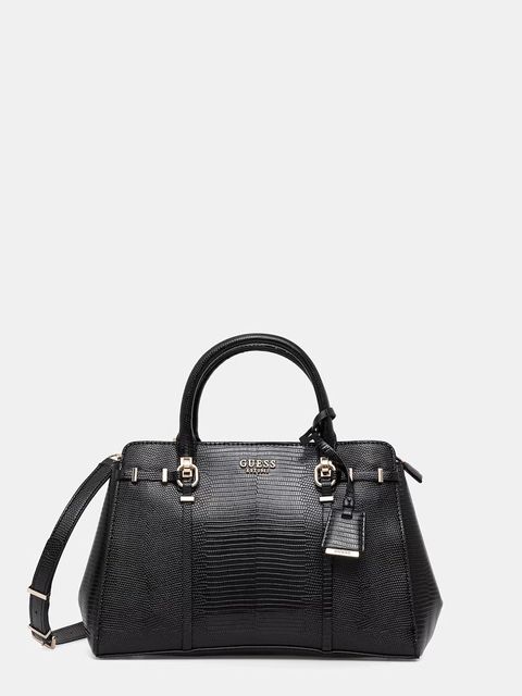 Guess torebka crossbody damska z imitacji skóry LEONA - zdjęcie produktu nr 1