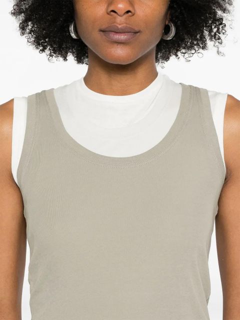 Jil Sander + layered tank top - White