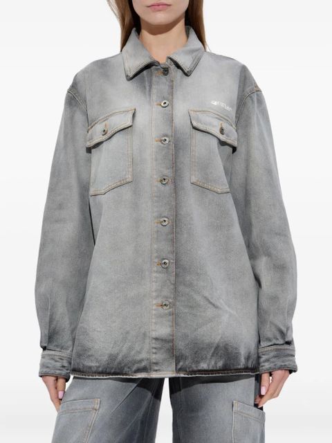 Off-White c/o Virgil Abloh denim shirt - Grey
