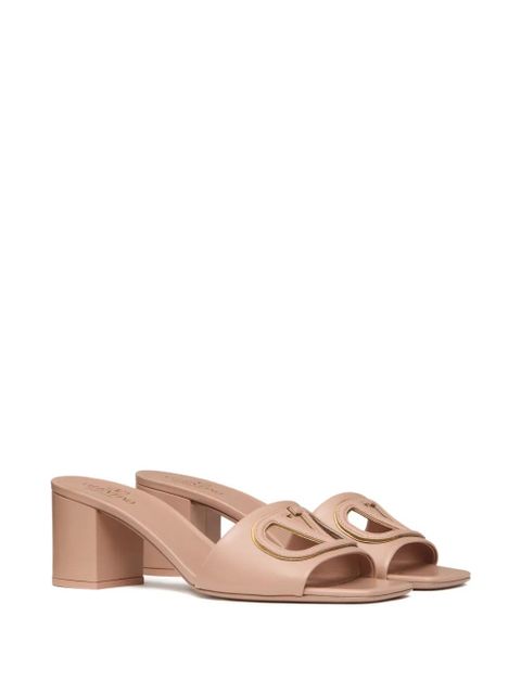 Valentino Garavani VLogo cut-out sandals - Pink