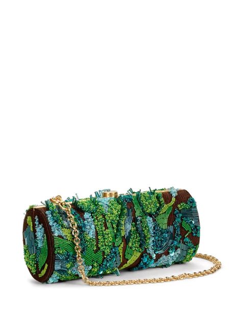 Cult Gaia Piper clutch - Green