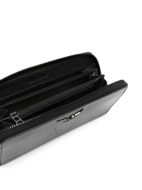 Zadig&Voltaire Compagnon python-effect wallet - Black