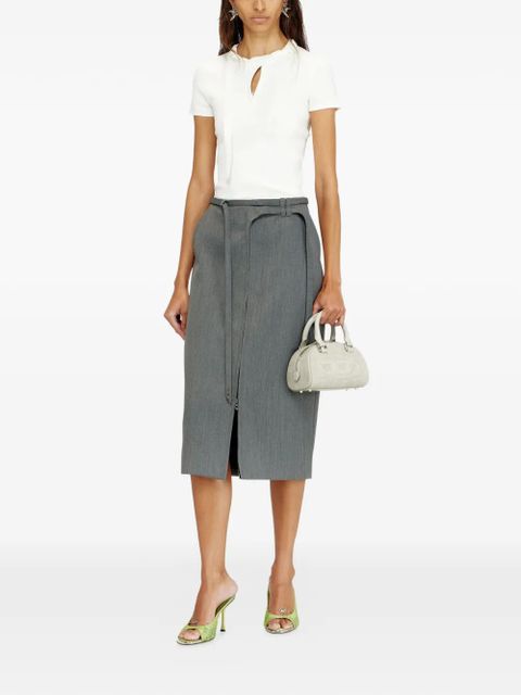 Diesel T-Iaras neck-strap top - White - zdjęcie produktu nr 2