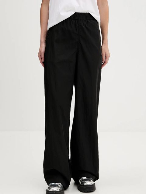 Hugo Blue spodnie dresowe damskie kolor czarny gładkie 50546796