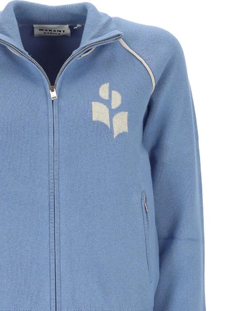 MARANT ÉTOILE Lanya zip-up cardigan - Blue